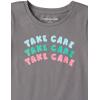 imageAmazon Essentials Girls and Toddlers ShortSleeve TShirts MultipacksMulticolorBirdsStripeTake Care