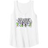imageAmazon Essentials Looney Tunes Checkerboard with Green Characters Tank TopWhite