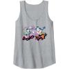 imageAmazon Essentials Looney Tunes Pink Logo with Running Characters Tank TopHeather Grey