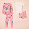 imageAmazon Essentials Unisex Babies Toddlers and Kids SnugFit Cotton Pajama Sleepwear SetsWonder Woman Poses  Kids