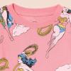 imageAmazon Essentials Unisex Babies Toddlers and Kids SnugFit Cotton Pajama Sleepwear SetsWonder Woman Poses  Kids