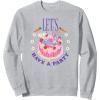imageAmazon Essentials Looney Tunes Bugs Bunny Lets Have A Party Cake SweatshirtHeather Grey