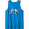 imageAmazon Essentials Looney Tunes Green Logo with Running Characters Tank TopSapphire Blue