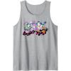 imageAmazon Essentials Looney Tunes Pink Logo with Running Characters Tank TopHeather Grey