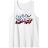 imageAmazon Essentials Looney Tunes Pink Logo with Running Characters Tank TopWhite