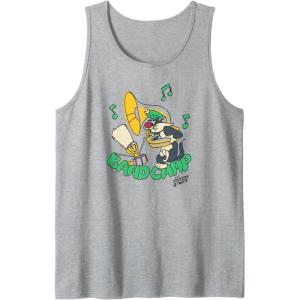 imageAmazon Essentials Looney Tunes Sylvester and Tweety Band Camp Tank TopHeather Grey