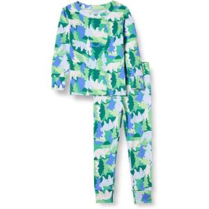 imageAmazon Essentials Unisex Babies Toddlers and Kids SnugFit Cotton Pajama Sleepwear SetsHoliday Bear
