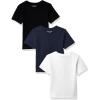 imageAmazon Essentials Boys and Toddlers ShortSleeve TShirts MultipacksBlackNavyWhite