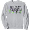 imageAmazon Essentials Looney Tunes Checkerboard with Green Characters SweatshirtHeather Grey