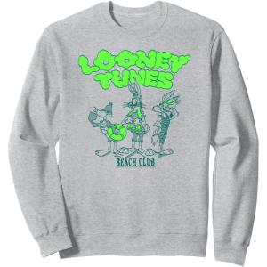 imageAmazon Essentials Looney Tunes Beach Club SweatshirtHeather Grey