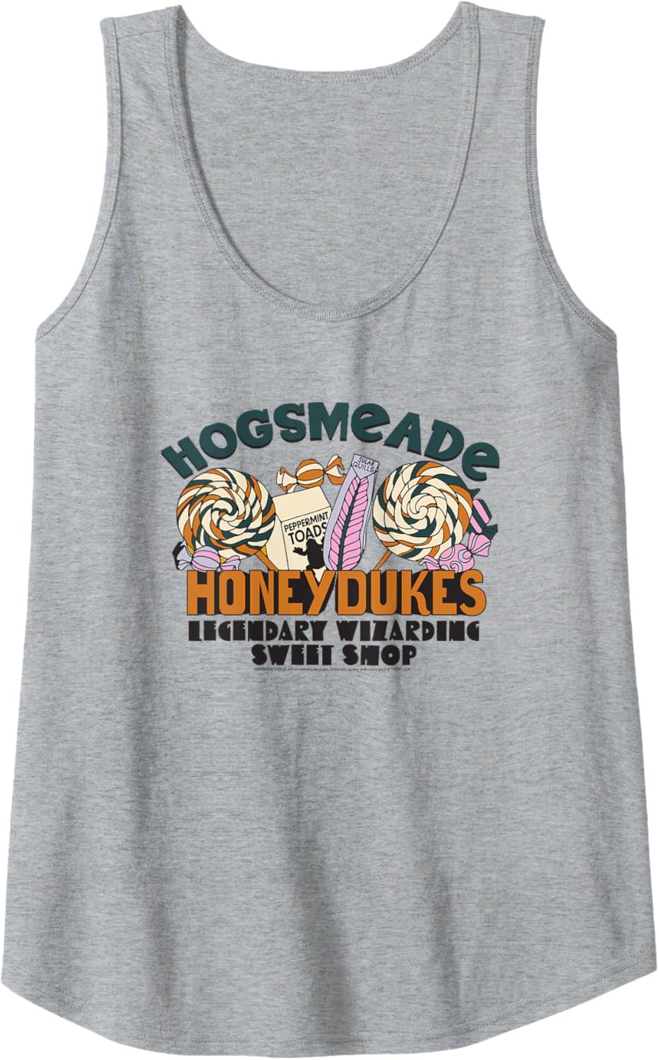imageAmazon Essentials Harry Potter Honeydukes Legendary Wizarding Sweet Shop Tank TopHeather Grey