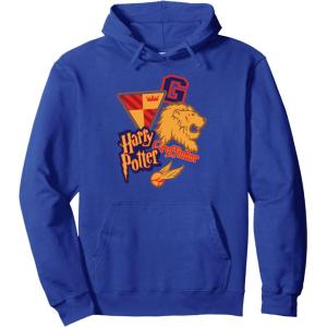 imageAmazon Essentials Harry Potter Gryffindor Collegiate Collage Pullover HoodieRoyal Blue