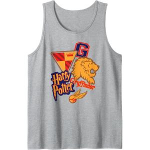 imageAmazon Essentials Harry Potter Gryffindor Collegiate Collage Tank TopHeather Grey