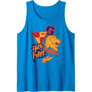 imageAmazon Essentials Harry Potter Gryffindor Collegiate Collage Tank TopSapphire Blue
