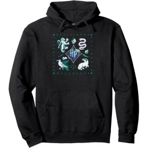 imageAmazon Essentials Harry Potter Hogwarts Houses Square Pullover HoodieBlack