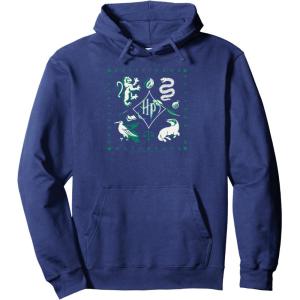 imageAmazon Essentials Harry Potter Hogwarts Houses Square Pullover HoodieNavy Blue