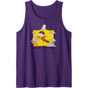 imageAmazon Essentials Harry Potter Icons Cartoon Portrait Tank TopPurple