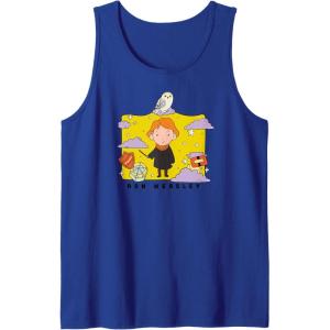 imageAmazon Essentials Harry Potter Ron Weasley Icons Cartoon Portrait Tank TopRoyal Blue