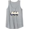 imageAmazon Essentials DC Comics Batman 3D Bat Logo Tank TopHeather Grey