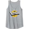 imageAmazon Essentials DC Comics Batman Circle 3D Shifted Logo Tank TopHeather Grey