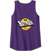 imageAmazon Essentials DC Comics Batman Circle 3D Shifted Logo Tank TopPurple