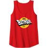 imageAmazon Essentials DC Comics Batman Circle 3D Shifted Logo Tank TopRed
