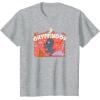 imageAmazon Essentials Harry Potter Hogwarts Gryffindor House Cartoon Scene TShirtHeather Grey