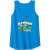 imageAmazon Essentials Harry Potter Hogwarts Slytherin House Cartoon Scene Tank TopSapphire Blue