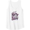 imageAmazon Essentials Harry Potter Multicolor Purple Logo Tank TopWhite