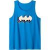 imageAmazon Essentials DC Comics Batman 3D Bat Logo Tank TopSapphire Blue