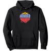 imageAmazon Essentials DC Comics Wonder Woman Heart Shaped Logo Pullover HoodieBlack