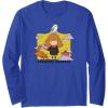 imageAmazon Essentials Harry Potter Hermione Granger Icons Cartoon Portrait Long Sleeve TShirtRoyal Blue