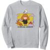 imageAmazon Essentials Harry Potter Hermione Granger Icons Cartoon Portrait SweatshirtHeather Grey