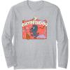 imageAmazon Essentials Harry Potter Hogwarts Gryffindor House Cartoon Scene Long Sleeve TShirtHeather Grey
