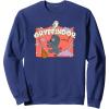 imageAmazon Essentials Harry Potter Hogwarts Gryffindor House Cartoon Scene SweatshirtNavy Blue
