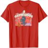 imageAmazon Essentials Harry Potter Hogwarts Gryffindor House Cartoon Scene TShirtRed