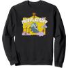 imageAmazon Essentials Harry Potter Hogwarts Hufflepuff House Cartoon Scene SweatshirtBlack