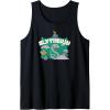 imageAmazon Essentials Harry Potter Hogwarts Slytherin House Cartoon Scene Tank TopBlack