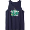 imageAmazon Essentials Harry Potter Hogwarts Slytherin House Cartoon Scene Tank TopNavy Blue