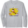 imageAmazon Essentials Harry Potter Icons Cartoon Portrait Long Sleeve TShirtHeather Grey