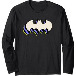 imageAmazon Essentials DC Comics Batman 3D Bat Logo Long Sleeve TShirtBlack