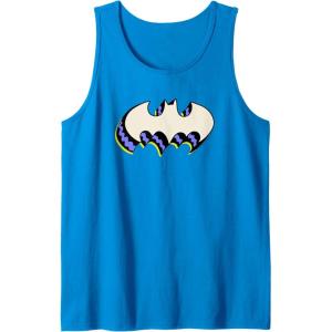 imageAmazon Essentials DC Comics Batman 3D Bat Logo Tank TopSapphire Blue