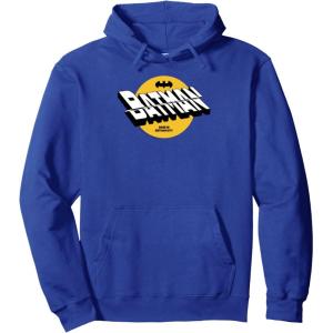imageAmazon Essentials DC Comics Batman Circle 3D Shifted Logo Pullover HoodieRoyal Blue