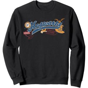 imageAmazon Essentials Harry Potter Hogwarts Varsity Icons SweatshirtBlack