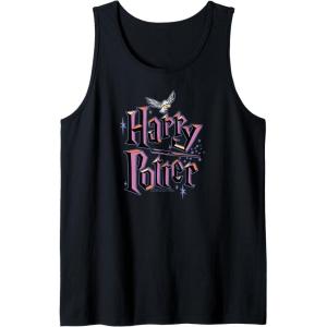 imageAmazon Essentials Harry Potter Multicolor Purple Logo Tank TopBlack