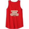 imageAmazon Essentials DC Comics Wonder Woman Truth Love Justice Tank TopRed