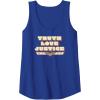 imageAmazon Essentials DC Comics Wonder Woman Truth Love Justice Tank TopRoyal Blue