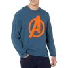 imageAmazon Essentials Disney  Marvel  Star Wars Mens Crew SweatersAvengers Logo  Mens