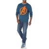 imageAmazon Essentials Disney  Marvel  Star Wars Mens Crew SweatersAvengers Logo  Mens