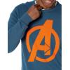 imageAmazon Essentials Disney  Marvel  Star Wars Mens Crew SweatersAvengers Logo  Mens
